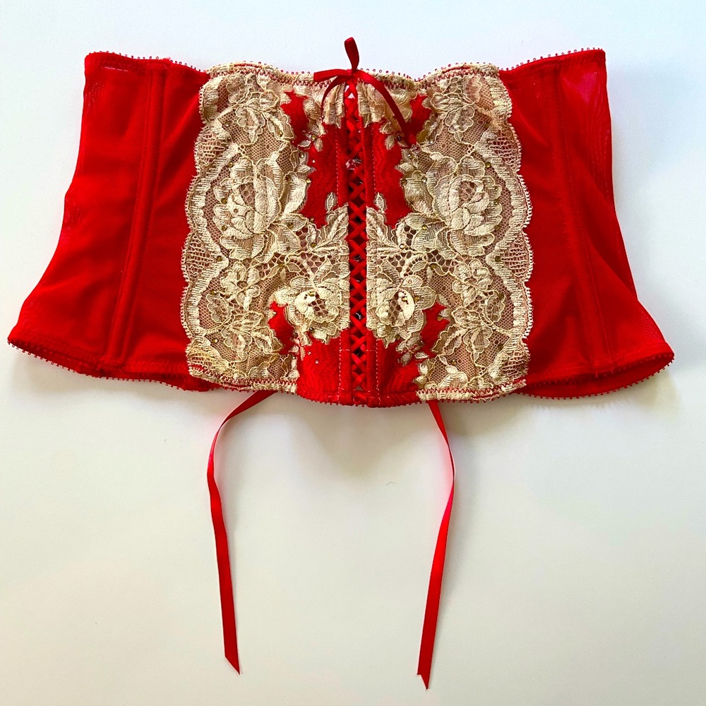 VS Lace up belt sexy waist girdle garter belt